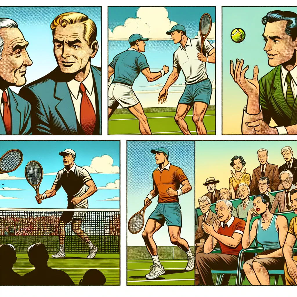 игра в теннис