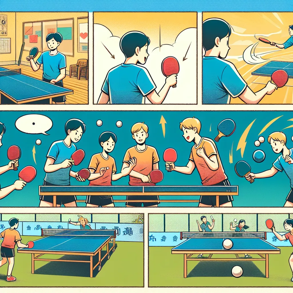 как правильно бить в настольном теннисе