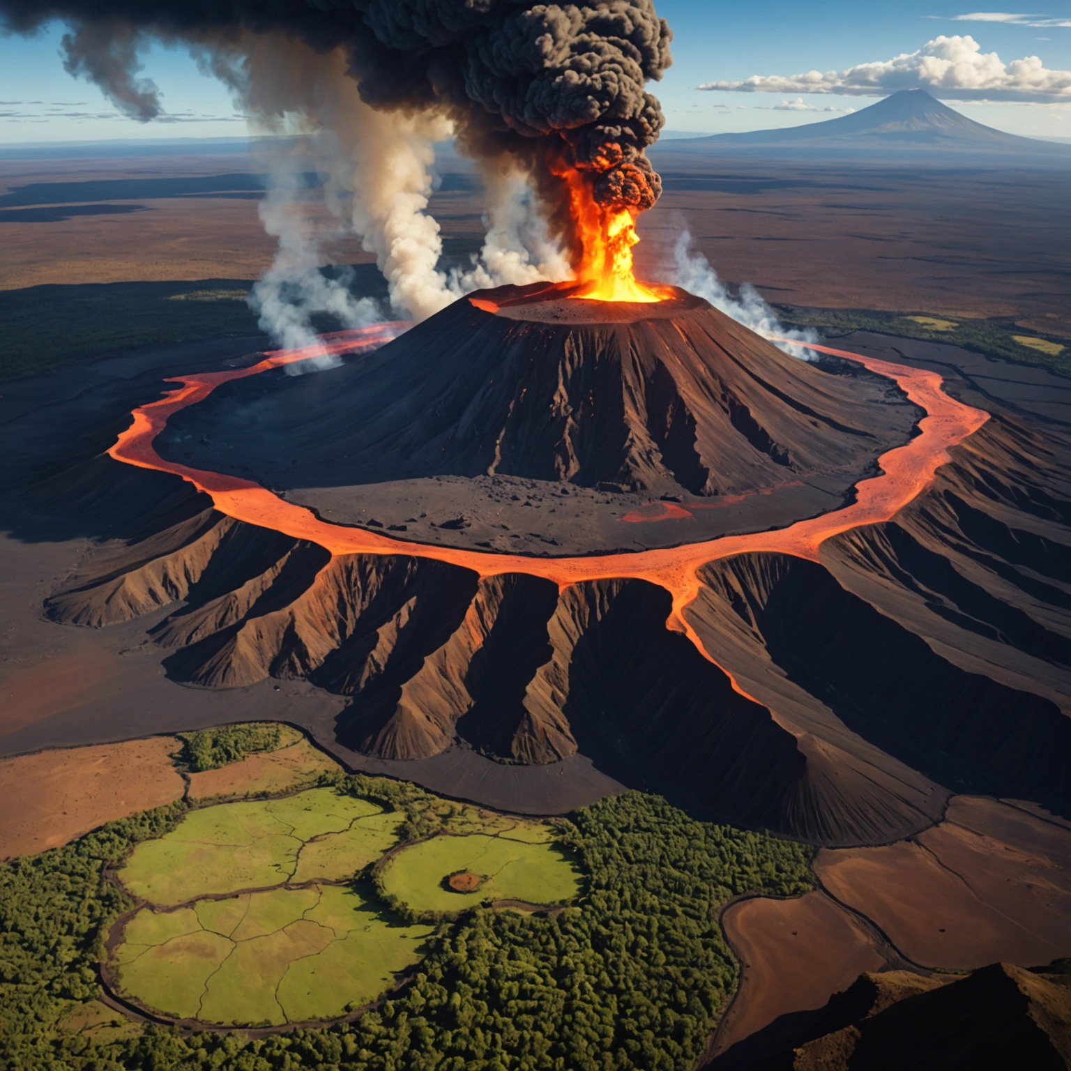Топ-15 самых больших вулканов в мире: список и их расположение