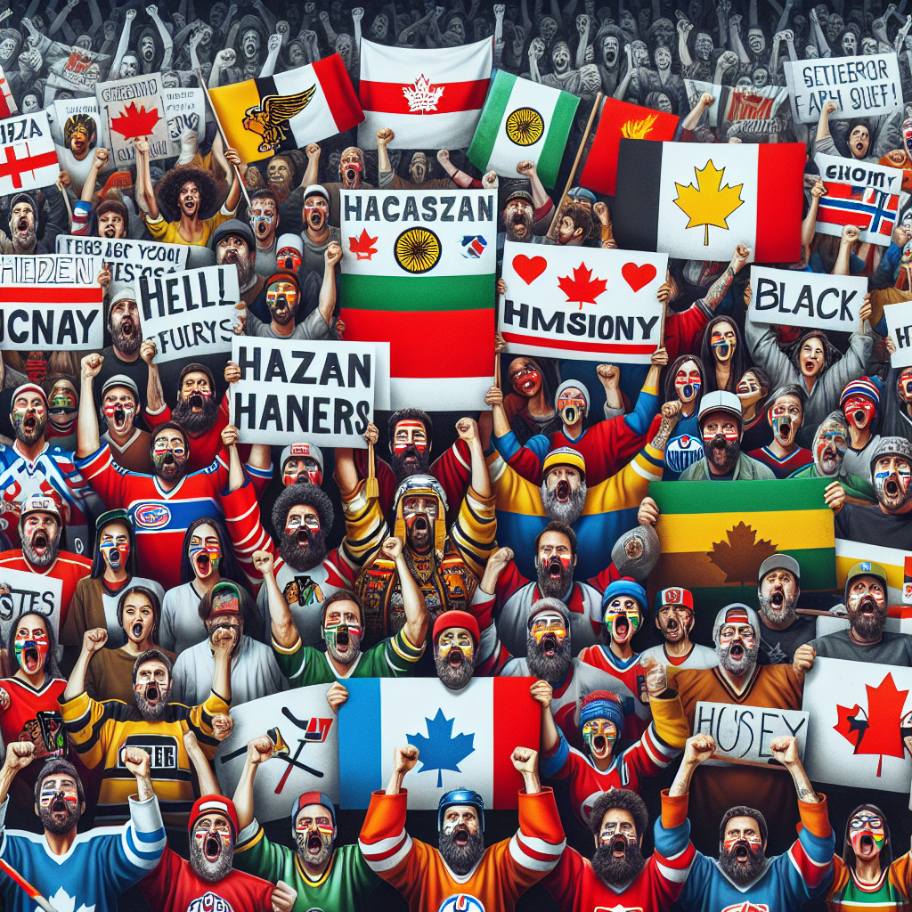 Плакаты болельщиков хоккея: Искусство поддержки и вдохновения