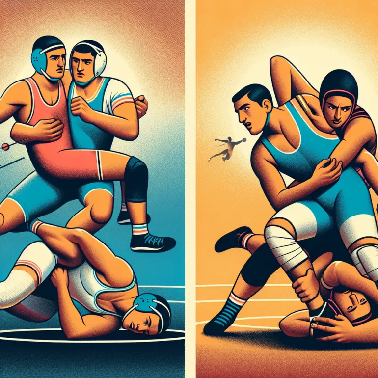 Правила и Техника: Сравнение Греко-Римской и Вольной Борьбы