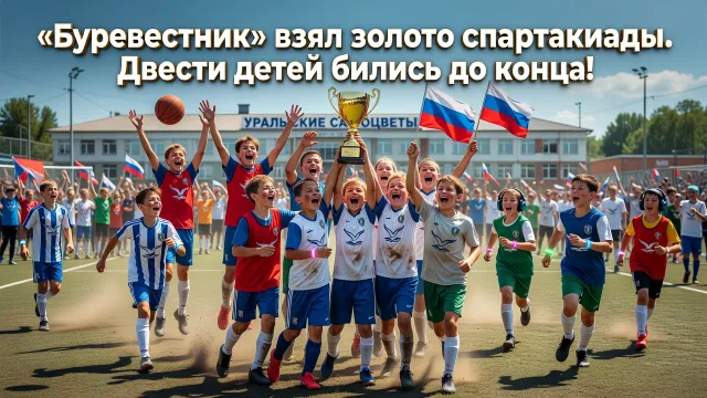 «Буревестник» взял золото спартакиады. Двести детей бились до конца!