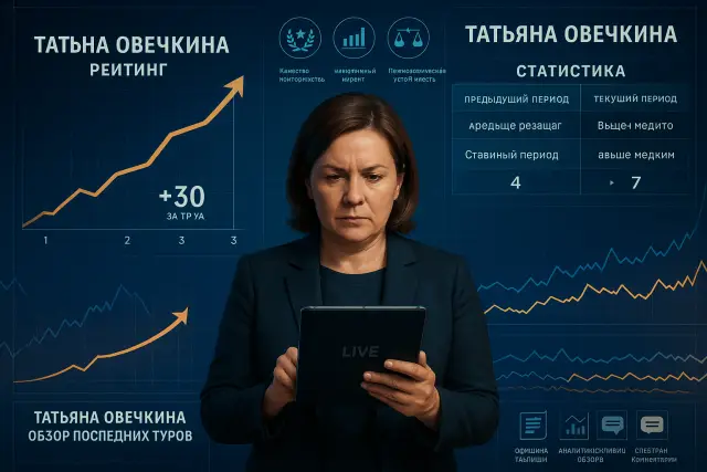 Татьяна овечкина - тренды последних туров